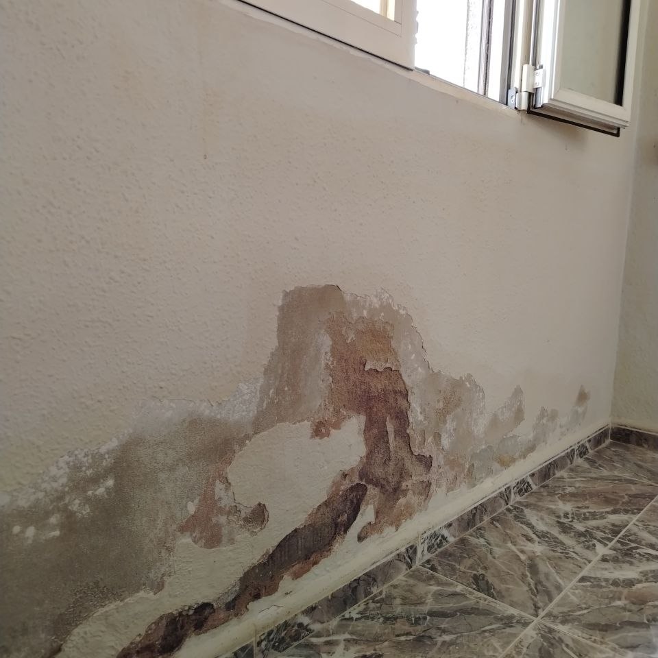 Manitas y reformas en Guardamar del Segura La pared antes de la reforma